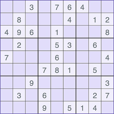 9x9 Sudoku Puzzle (classic)